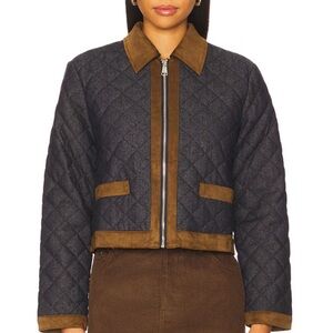 Steve Madden Agatha Quilted Bomber Jacket